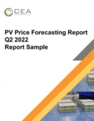 CEA Report: PV Price Forecasting Report (Q2 – 2022)